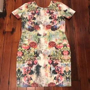 ASOS Maternity floral bodycon dress